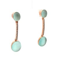 Pendientes Lucos Mujer in Plata ESOR C68-ACQUAMARINA - ESOR C68-ACQUAMARINA